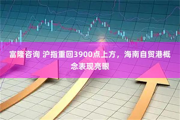 富隆咨询 沪指重回3900点上方，海南自贸港概念表现亮眼